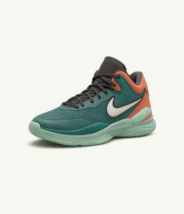 Dual-tone athletic court sneakers